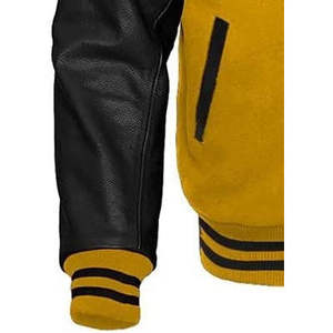 High Quality <b>Men's</b> Varsity <b>Jacket</b> Canvas Waterproof Breathable Winter Wear with <b>Smart</b> Stylish Design - Product Image 3