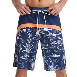 กางเกงขาสั้นชายหาดฤดูร้อนสำหรับผู้ชาย เป็นมิตรกับสิ่งแวดล้อม ดีไซน์ตาข่ายลายวาฟเฟิลเพชร ทนต่อรอยยับ เหมาะสำหรับวิ่งแบบลำลอง - Product Image 3