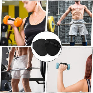 Nuevo Diseño de Almohadillas de Neopreno para Levantar Pesas, Agarre para Manos, Almohadillas Super Ajustables para Levantamiento de Pesas en el Gimnasio - Product Image 5