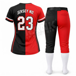 New Trendy Best Selling <b>Softball</b> <b>Uniform</b> 100% Polyester Made <b>Customized</b> Size Low Moq <b>Softball</b> <b>Uniform</b> - Product Image 2