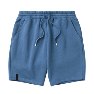 Custom Logo Men's Casual Cotton Fleece Bermuda Shorts-Eco-Friendly Elastic Waist Multiple Logo Positions | Lawd Sports OEM - Product Image 5