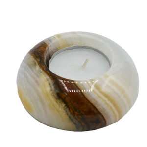 Luxury Handmade Natural Stone Onyx Candle Holder Luxury Style <b>Large</b> Onyx Marble Candle <b>Jar</b> In Reasonable Price - Product Image 2