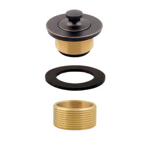 Cache-débordement de baignoire à deux trous avec kit de conversion de drain pour l'installation et le remplacement de baignoires - Product Image 4