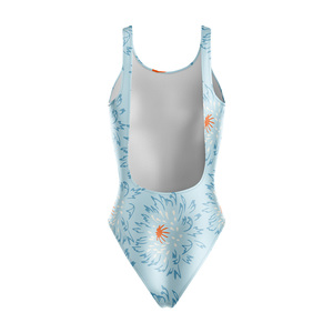 Maillot de bain une pièce professionnel pour femmes, dos en U, personnalisable OEM ODM, fournisseur en gros - Product Image 5