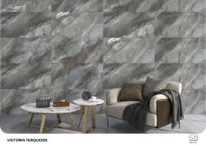 Azulejos de porcelana de superficie pegada de alta calidad y modernos, tamaño 600x1200, azulejos de gran tamaño para interiores premium. - Product Image 6