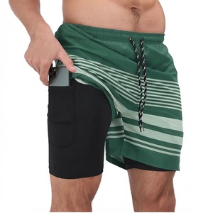 Shorts de Playa Casuales para Hombre, de Secado Rápido, Cintura Elástica, Personalizables al por Mayor, Trajes de Baño, Shorts de Surf - Product Image 1