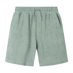 Shorts Bermuda pour Homme en Coton Noir avec Cordon de Serrage à la Taille, Style Décontracté, Taille Mi-Haute, Tissu Respirant, Couleur Unie - Product Image 6