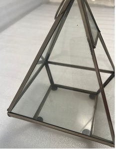 Luxury Glass <b>Lantern</b> <b>Candle</b> <b>Holder</b> For Indoor Outdoor Wedding And Festive Table Decoration Accessories - Product Image 4
