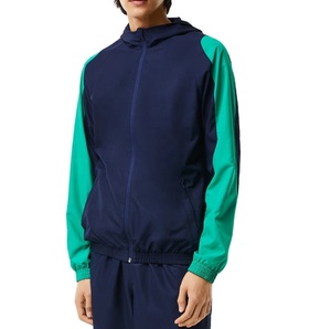 Chaqueta Cortavientos Ligera Personalizada para Hombre, Transpirable, Impermeable, Tallas Grandes, con Bordado, Bloques de Color, Resistente al Viento, con Capucha - Product Image 4