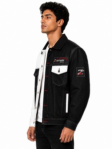 Stylish <b>Men</b> <b>Denim</b> <b>Jacket</b> Classic Western Inspired Design Comfortable Fit High Quality Material For All Season Wear Outwear - Product Image 3