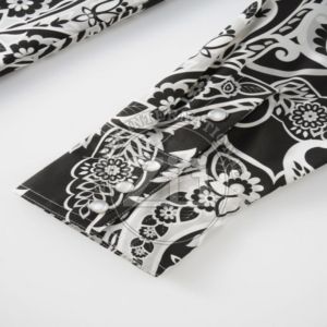 Vêtements ignifuges et réfléchissants haute visibilité de style floral noir et blanc 7,5 oz pour le secteur pétrolier, gazier et électrique - Product Image 6