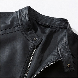 Veste de motard pour homme en cuir de vachette véritable, respirante, avec garniture en fourrure et doublure en sherpa, style hiver, nouvelle collection, fabrication sur mesure. - Product Image 4