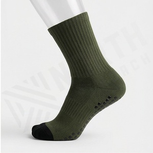 Anti Slip <b>Grip</b> Pads Sports <b>Socks</b> Two Toe Running Breathable Performance Durable Soft Gym Workout Customized Color Fit Pairs Wear - Product Image 3