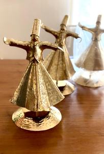 Décorations pour la maison, cadeaux islamiques, figurine de derviche tourbillonnant en laiton pur, poupée persane, chef-d'œuvre artisanal, cadeaux spirituels - Product Image 6