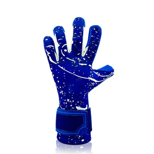 Gants de gardien de but de football professionnels réglables et antidérapants avec protection des doigts et du pouce, en PU épaissi, fermeture à lacets - Product Image 4