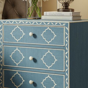 Table d'appoint Belladec en os incrusté, faite à la main, moderne, écologique, légère, pour Diwali, mariage, mobile, pour salon - Product Image 3