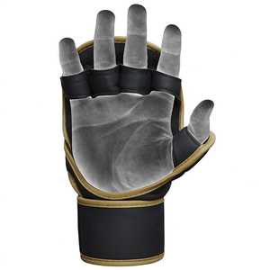Guantes de Sparring MMA de Cuero PU Híbrido para Entrenamiento de Grappling 6oz 7oz 8oz con Soporte de Muñeca de Gancho y Bucle, Personalizados con Marca y Grabado Láser - Product Image 5