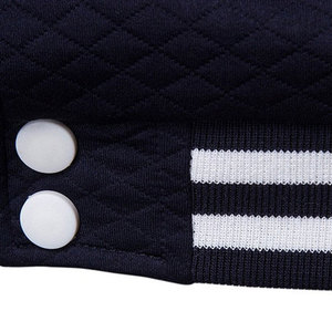 2026 High Quality Low MOQ <b>Letterman</b> <b>Jacket</b> Stand Collar Front Logo Position Customized Printed Winter <b>Jacket</b> for Men OEM Service - Product Image 5