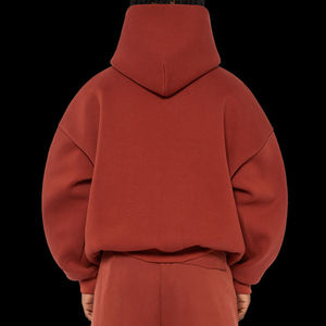 Sudadera con Capucha Oversize para Hombre, de Forro Polar Grueso, Ajuste Holgado, Estilo Urbano, Cómoda y Casual - Product Image 3