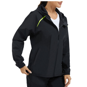High Quality Waterproof Polyester Fabric <b>Women</b> Windbreaker <b>Jackets</b> <b>Lightweight</b> Hooded Windbreaker Nylon <b>Jacket</b> For <b>Women</b> - Product Image 6