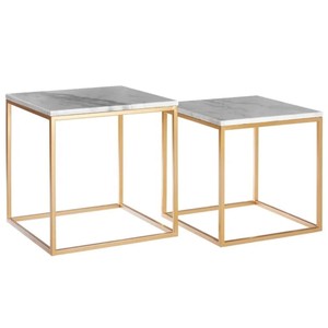 High Quality Modern Round Iron Frame Powder-coated Finish Coffee <b>Table</b> for Living Room or Bedroom - Product Image 4