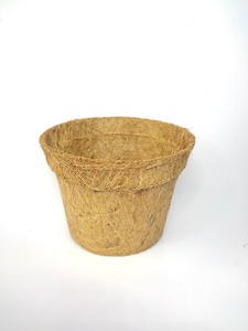 Usine vietnamienne de pots en fibre de coco naturelle pour les jardins de villas de luxe, articles de rangement grandioses pour entrées tendance, produits de décoration de jardin. - Product Image 5