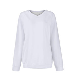 เสื้อสเวตเชิ้ตผ้าแคนวาสปักลายสำหรับผู้หญิง รุ่นสปริง เป็นมิตรกับสิ่งแวดล้อม ระบายอากาศได้ดี กันลม ผลิตจากผ้าฝ้าย/ใยไผ่ น้ำหนัก 220 กรัม คอกลมทรงปกติ แขนยาว - Product Image 1