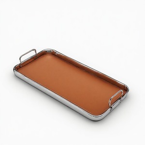 Collection de plateaux de service en cuir de luxe Grand Estate, conçus pour des réceptions sophistiquées, des dîners élégants et une hospitalité haut de gamme - Product Image 3