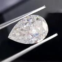 Laborgezüchteter CVD VVS-VS Reinheit EX-VG Schliff Birnenförmiger Diamant IGI Zertifiziert Farbe D 0,003-20 Karat Schmuckherstellung Ringe/Ohrringe