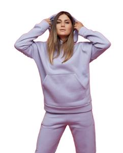 Veste sweat à capuche tricotée de Style américain de haute qualité pour les femmes automne hiver doublé polaire polyvalent long prix indicatif - Product Image 2