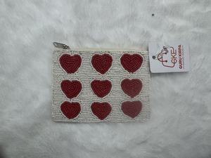 Sac à main de soirée pour femme en coton brodé à la main de style bohème indien, petit sac à monnaie perlé, sac bandoulière de haute qualité - Product Image 3