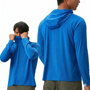 Sudadera con Capucha de Pesca para Hombre, Protección Solar UPF 50+, Manga Larga, Anti-UV, Estampado por Sublimación en la Espalda, Secado Rápido, Ligera, 100% Poliéster, Logotipo Personalizado - Product Image 1