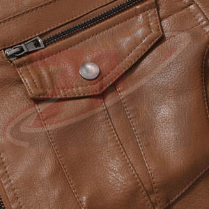 Vente directe d'usine, nouvelle arrivée, veste en cuir pour homme à manches longues, veste en cuir d'hiver personnalisée en gros - Product Image 4