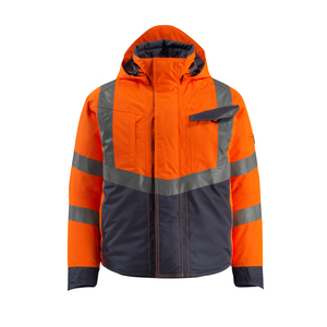 Mens Reflective High Visibility Waterproof Safety <b>Work</b> <b>Jacket</b> for <b>Construction</b> Outdoor Protection - Product Image 2