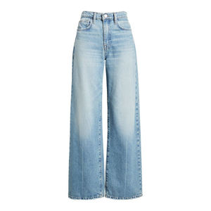 Pantalones Vaqueros de Mezclilla al por Mayor, Personalizables, Holgados, con Bordado y Color Personalizados para Mujer - Product Image 3