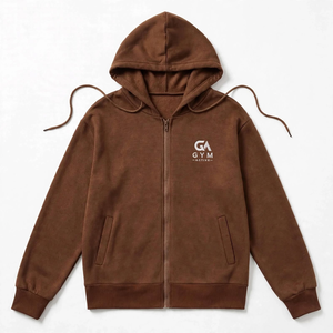 Sudadera Deportiva Informal de Punto Unisex para Hombre GYM Active, con Estampado de Letras, Cordón Ajustable, 340 GSM, 280g, Corte Regular, 100% Algodón, para Invierno - Product Image 1