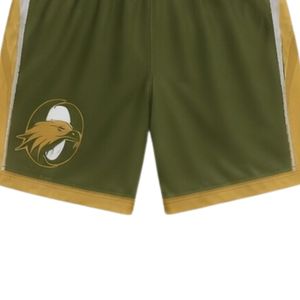 Unisex Olive <b>Green</b> Gold Sublimated Lacrosse Uniform Set Lightweight Polyester Team Sports Jersey Shorts Apparel - Product Image 6