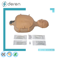 Mannequin de formation RCP demi-corps Deren en PVC, modèle d'enseignement médical de premiers secours, mannequin de formation aux soins humains DRA037