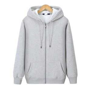Sweat-shirts et sweats à capuche pour hommes avec logo personnalisé imprimé, manches longues, fermeture éclair, 100% coton pour l'hiver - Product Image 5