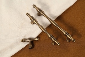 Manijas de Latón Sólido de Nuevo Diseño, Herrajes para Muebles, Decoración para Puertas, Armarios, Cajones, Perillas - Product Image 6