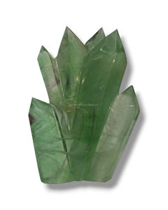 Grappe de Fluorite Naturelle Multi Points Pierre de Quartz Spécimen Minéral de Guérison Brute pour Cadeau ou Décoration Intérieure - Product Image 4