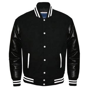 Veste universitaire personnalisée de haute qualité 100% en laine chenille pour hommes avec support Patch de broderie de baseball hiver Style Letterman - Product Image 1