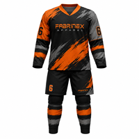 Uniforme de hockey sur glace personnalisé de haute qualité, nouveau style, différents designs, broderie personnalisée / Fabricants professionnels d'uniformes de hockey sur glace