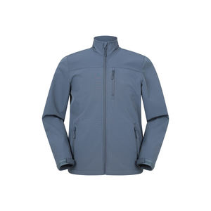 Chaquetas de Soft Shell con Capucha de Otoño de Primera Calidad, con Parches y Logotipo Personalizado Impreso en la Parte Delantera - Product Image 1