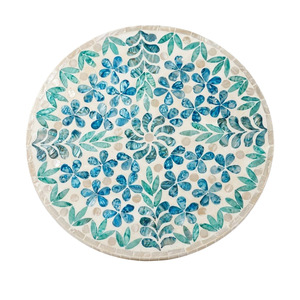 Assiette de présentation rustique en nacre, style coquillage, pour mariage bohème sur la plage et décoration de table de luxe - Product Image 1