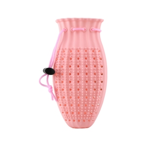 SoapyGene Silicone Soap Saver <b>Bag</b> Pink Small Size For <b>Shower</b> Travel Home Gym Daily Use - Product Image 2