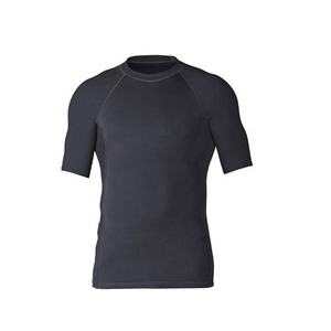 Camiseta Casual de Manga Corta para Hombre, Cuello Redondo, Corte Regular, 100% Algodón, Secado Rápido, Estampado de Letras, Color Negro - Product Image 1