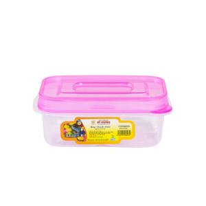 Contenedor de almacenamiento de plástico Rectangular portátil, tapa impermeable a prueba de fugas para llevar alimentos frescos, oficina, escuela, uso de cocina al aire libre - Product Image 1