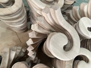 Escalier en bois d'usine vietnamienne 7035, montée rapide à droite, accessoires en spirale pour escaliers intérieurs et extérieurs, mains courantes en bois - Product Image 3