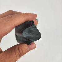 Sacs en plastique thermosoudés sur trois côtés, impression couleur personnalisée, emballage avec encoche de déchirement facile